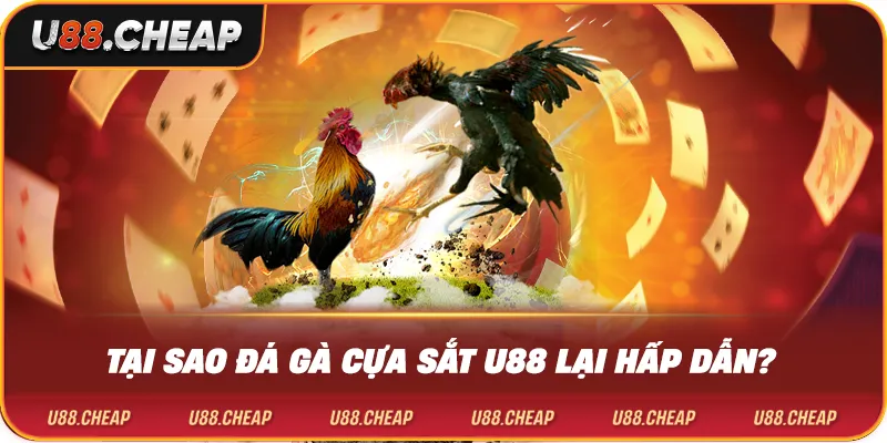 Tại sao đá gà cựa sắt u88 lại hấp dẫn?