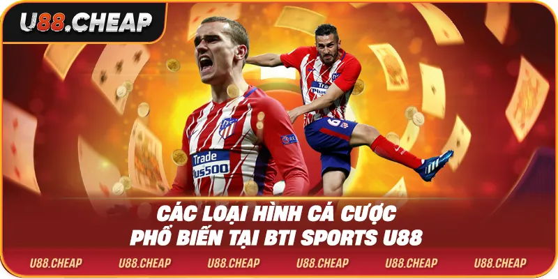 Các loại hình cá cược phổ biến tại bti sports u88